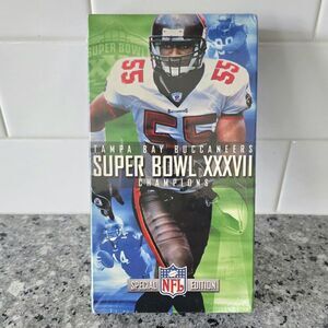 NFL Tampa Bay‎ Buccaneers Super Bowl XXXVII Champions VHS New